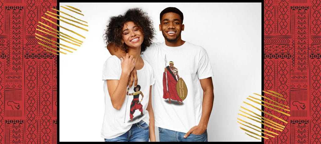 African king and queen unisex royalty shirt
