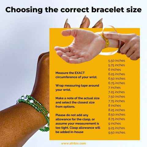 How to measure your wrist for a bracelet size